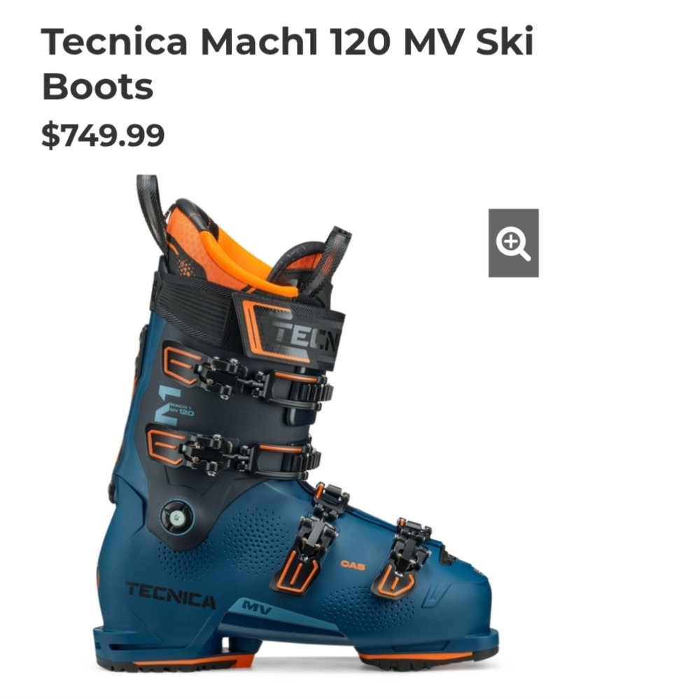 Tecnica Mach1 120 MV Ski Boots – Size 26.0/26.5 (305mm) – Excellent Condition - Picture 2 of 9